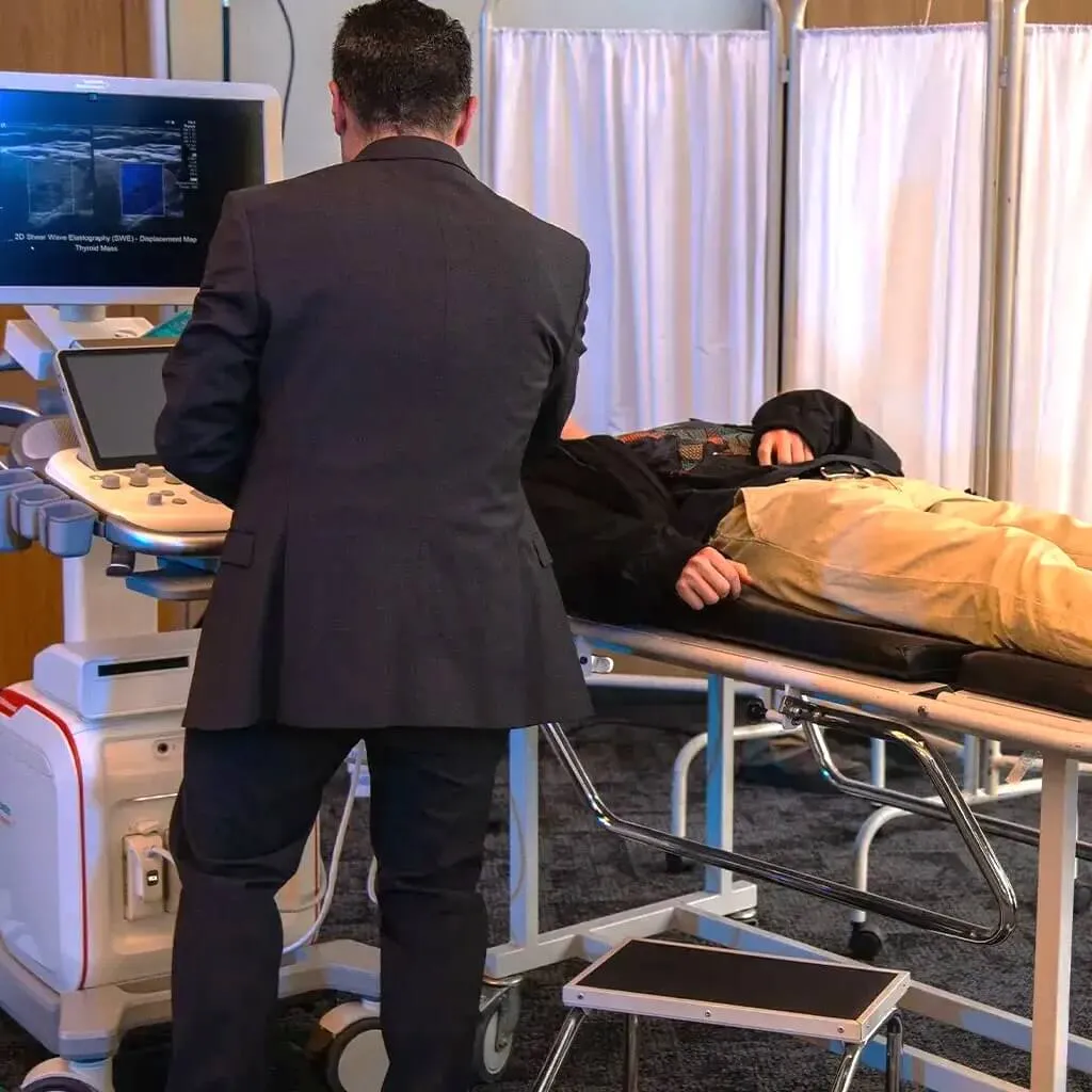 Students gain hands-on experience with Siemens Healthineers’ AI ultrasound technology