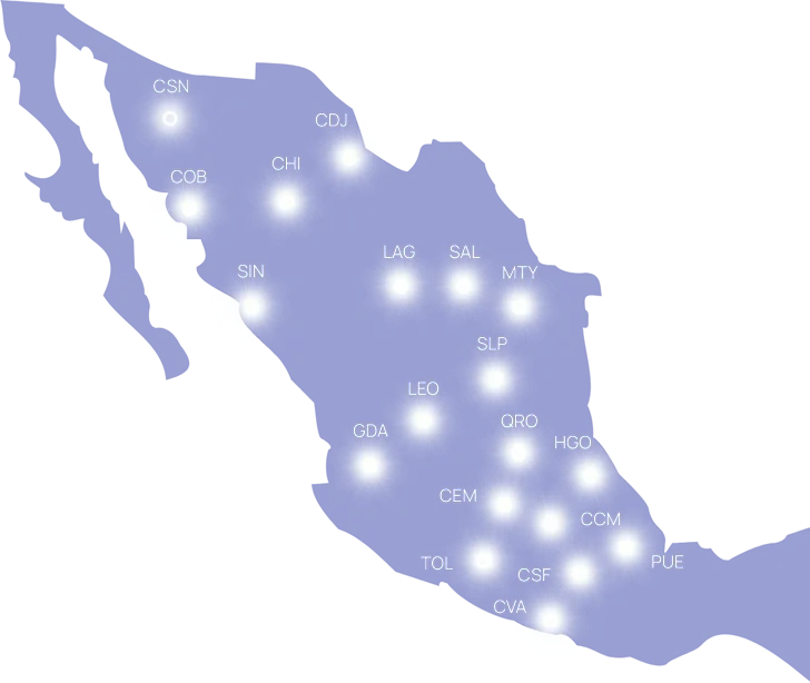 Presence in 22 campus